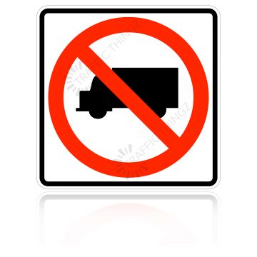 MUTCD R5-2 No Trucks